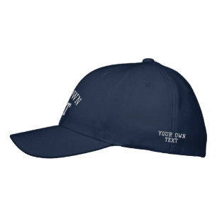 Casquette Brodée CRÉEZ-VOTRE-PROPRE Texte personnalisé DIY avec div