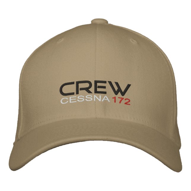 Casquette Brodée crew cessna 172 (Devant)