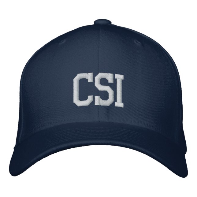 CASQUETTE BRODÉE CSI (Devant)