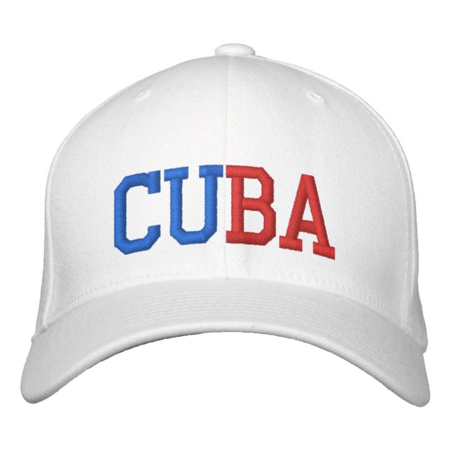 Casquette Brodée Cuba (Devant)