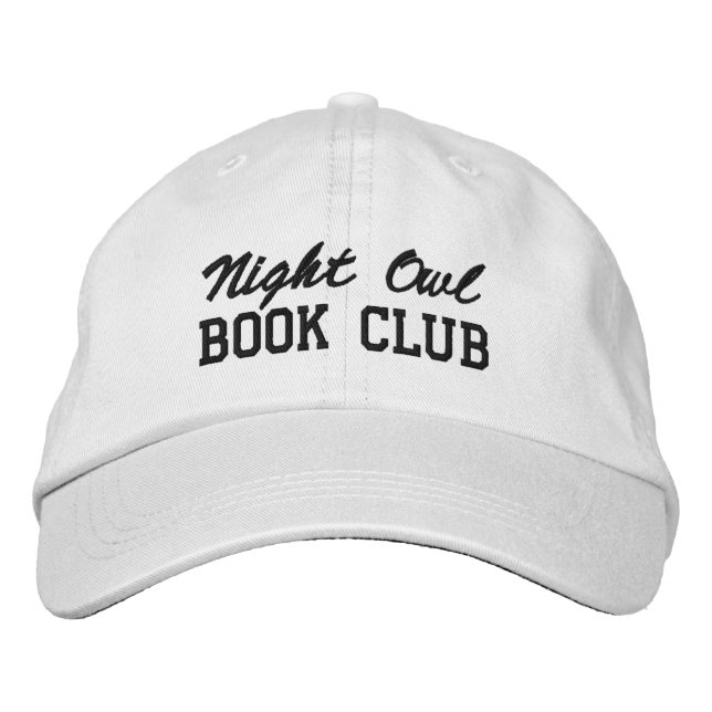 Casquette Brodée Custom Book Club Name (Devant)