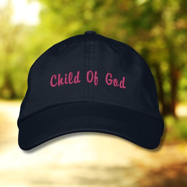Casquette Brodée Custom Child of God Embroidered Hat (Créateur téléchargé)