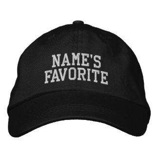 Casquette Brodée Custom Name Favorite Text Birthday Gift for him