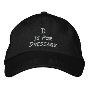Casquette Brodée D Est Pour Dressage