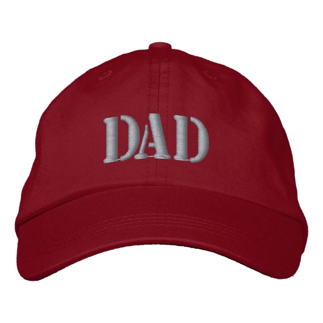 Casquette Brodée DAD Lettering Hat – Simple Embroidered Style (Devant)