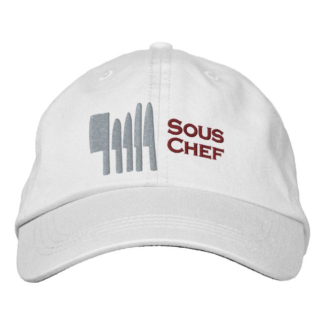 Casquette brodée de sous-chef (Devant)