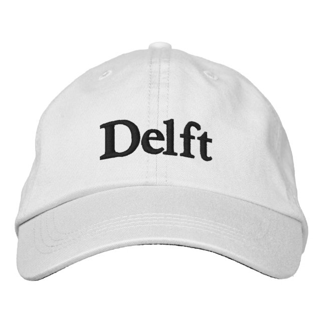 Casquette Brodée Delft Embroidered Baseball Cap (Devant)