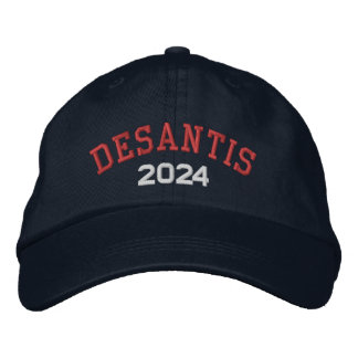 Casquette Brodée Desantis 2024 - rouge blanc bleu