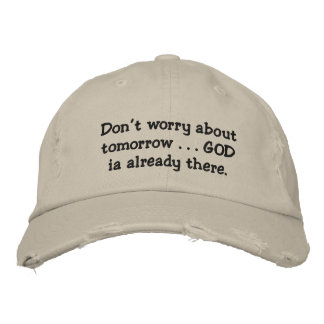 Casquette Brodée Détendez-vous...Ne vous inquiétez pas.