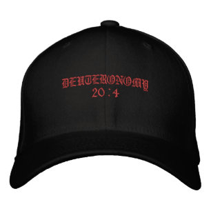 Casquette Brodée DEUTERONOMIE 20:4+++Casquette brodé