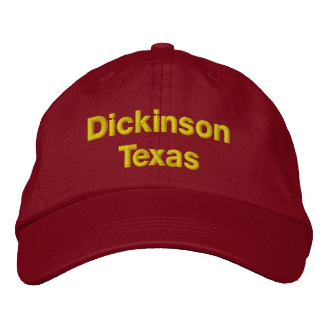 Casquette Brodée Dickinson Texas (Devant)
