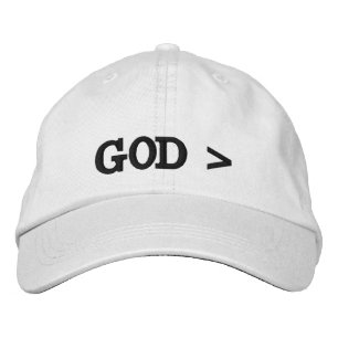 Casquette Brodée DIEU > Dieu est plus grand que....Tout Chapeau.