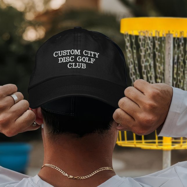 Casquette Brodée Disque personnalisé Club de golf Team Player Disqu (Créateur téléchargé)
