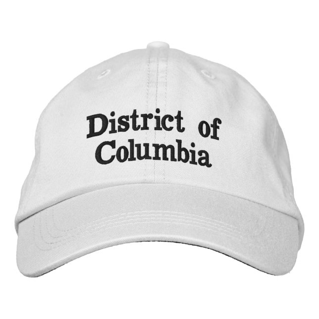 Casquette Brodée District de Columbia (Devant)