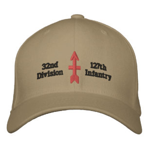 Casquette Brodée division flèche rouge