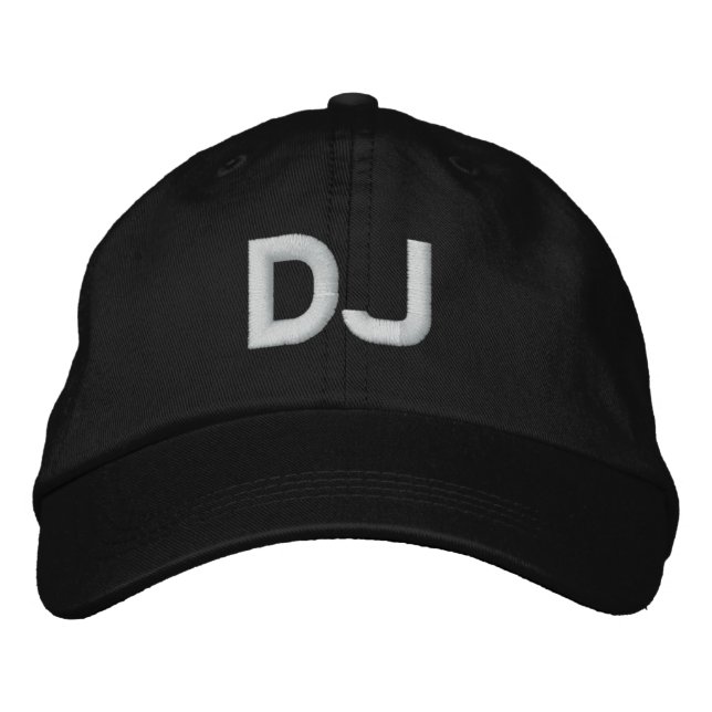 CASQUETTE BRODÉE DJ (Devant)