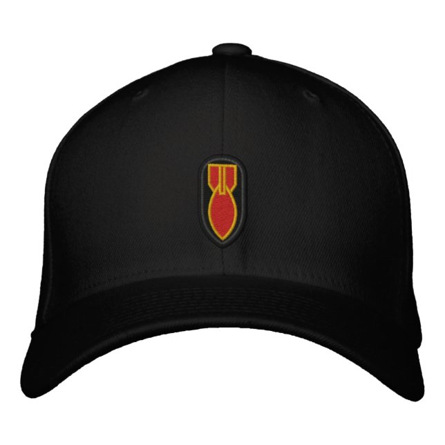 Casquette Brodée DOE de la Seconde Guerre mondiale (Devant)