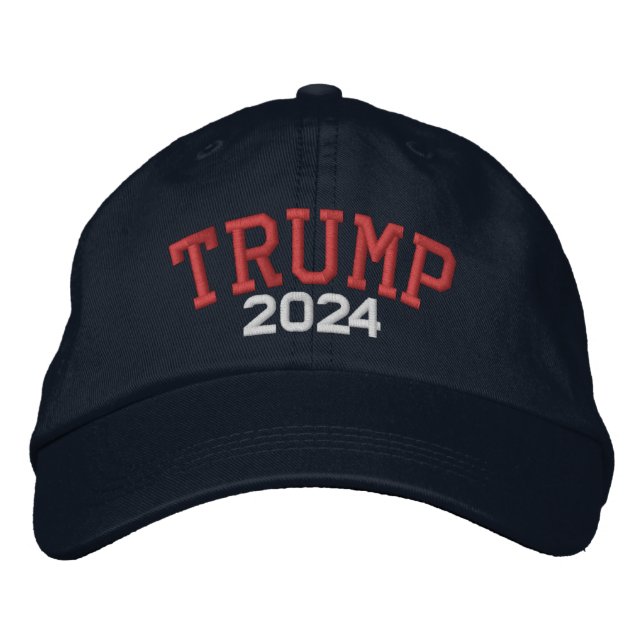 Casquette Brodée Donald Trump - Campagne classique audacieuse 2024 (Devant)