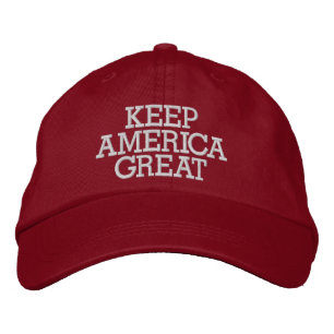 Casquette Brodée Donald Trump garde l'Amérique grande