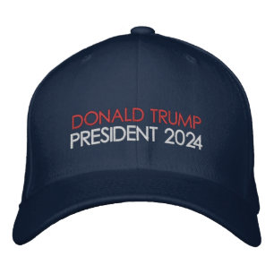 Casquette Brodée Donald Trump Président 2024