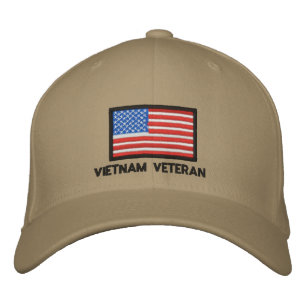 Casquette Brodée Drapeau américain - Amérique - Vietnam Vétérinaire