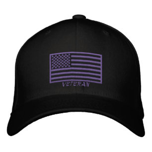 Casquette Brodée Drapeau américain - Vétéran - À Porter