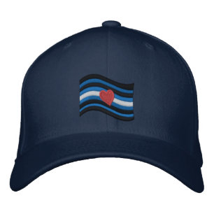 Casquette Brodée Drapeau de la Fierté en cuir