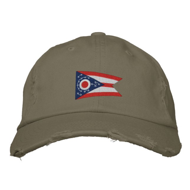 Casquette Brodée Drapeau de l'Ohio (Devant)