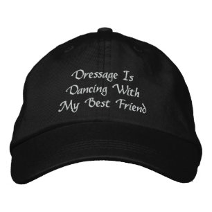 Casquette Brodée Dressage Est Danser Avec Le Meilleur Ami
