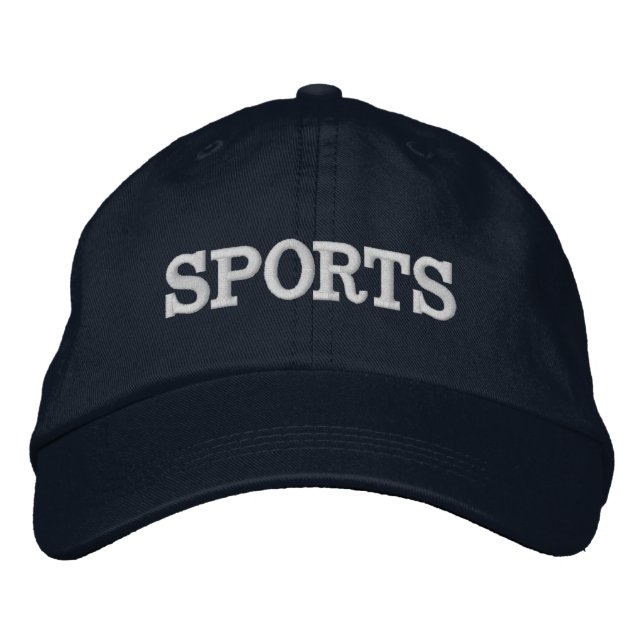 Casquette Brodée Drôle Novelty SPORTS Baseball (Devant)