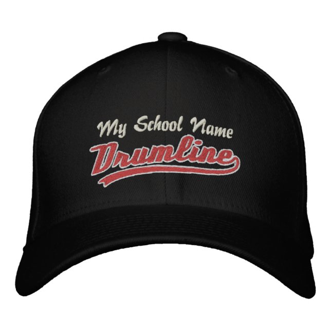 Casquette Brodée Drumline Swoosh personnalisable (Devant)