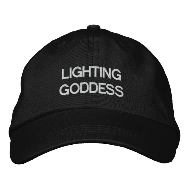 Casquette Brodée Éclairage déesse (Devant)
