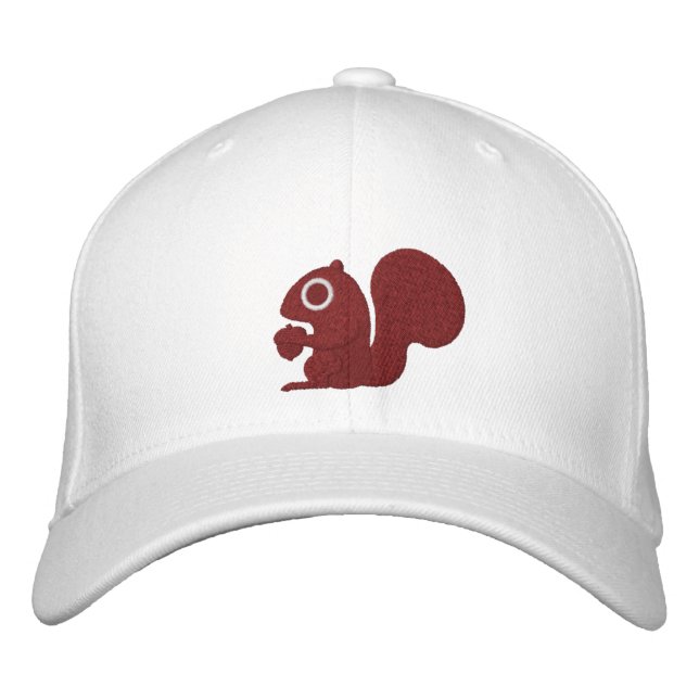 Casquette Brodée Écureuil (Devant)