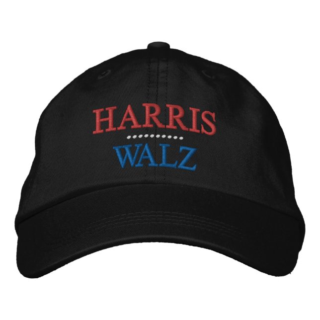 Casquette Brodée Élection de Harris Walz (Devant)
