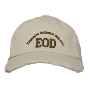 Casquette Brodée Élimination des munitions explosives, EOD