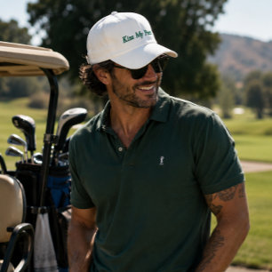 Casquette Brodée 'Embrasse Mon Putt' Style Papa Golf Amusant Sporti