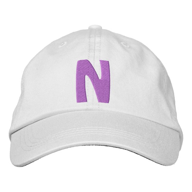Casquette Brodée Enfants "N" (Devant)