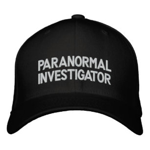 Casquette Brodée Enquêteur paranormal