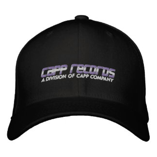 Casquette Brodée Enregistrements CAPP - [Noir] Logo de haute qualit