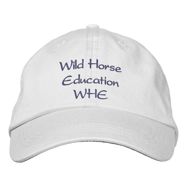 Casquette Brodée Enseignement du Cheval Sauvage (Devant)