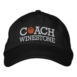 Casquette Brodée Entraîneur de basket-ball - SRF
