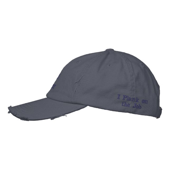 Casquette Brodée Entreprise de charpentier (Gauche)