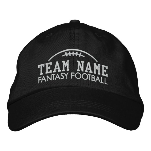 Casquette Brodée Équipement de volley-ball Imaginaire avec votre no (Devant)