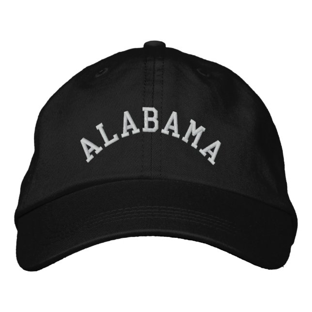 Casquette Brodée État de l'Alabama brodé (Devant)