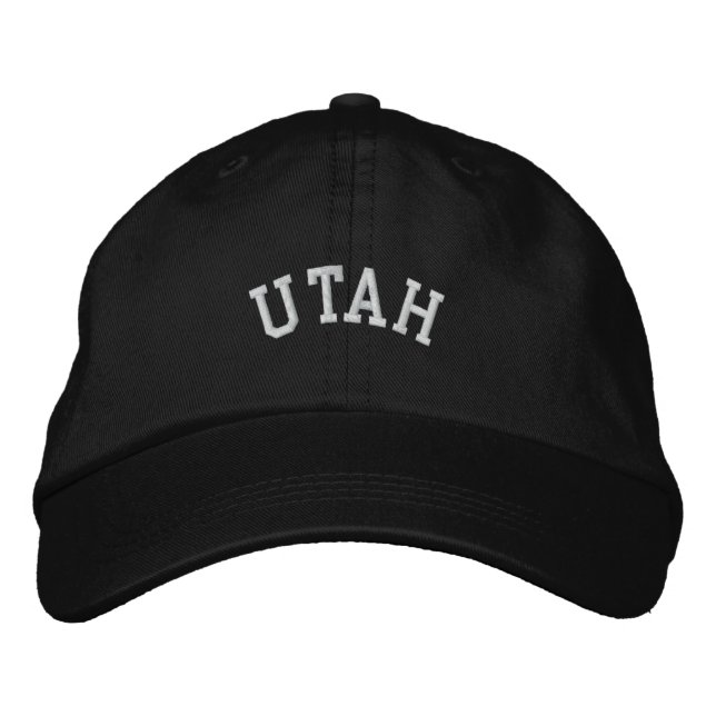 Casquette Brodée État de l'Utah brodé (Devant)