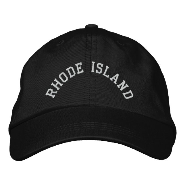Casquette Brodée État de Rhode Island brodé (Devant)