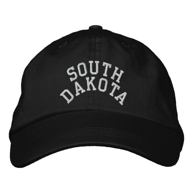 Casquette Brodée État du Dakota du Sud brodé (Devant)