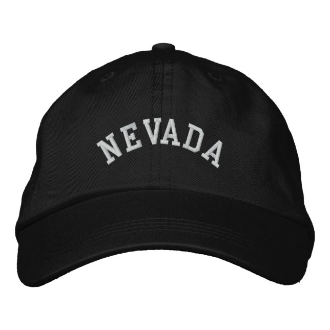 Casquette Brodée État du Nevada brodé (Devant)