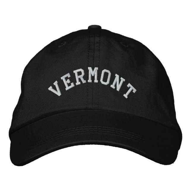 Casquette Brodée État du Vermont brodé (Devant)