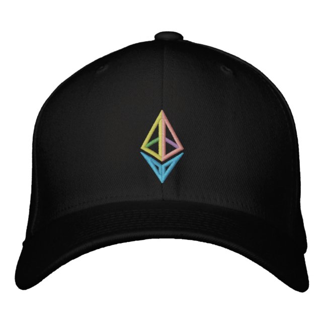 Casquette Brodée Eth 2.0 Rainbow Diamond (Devant)